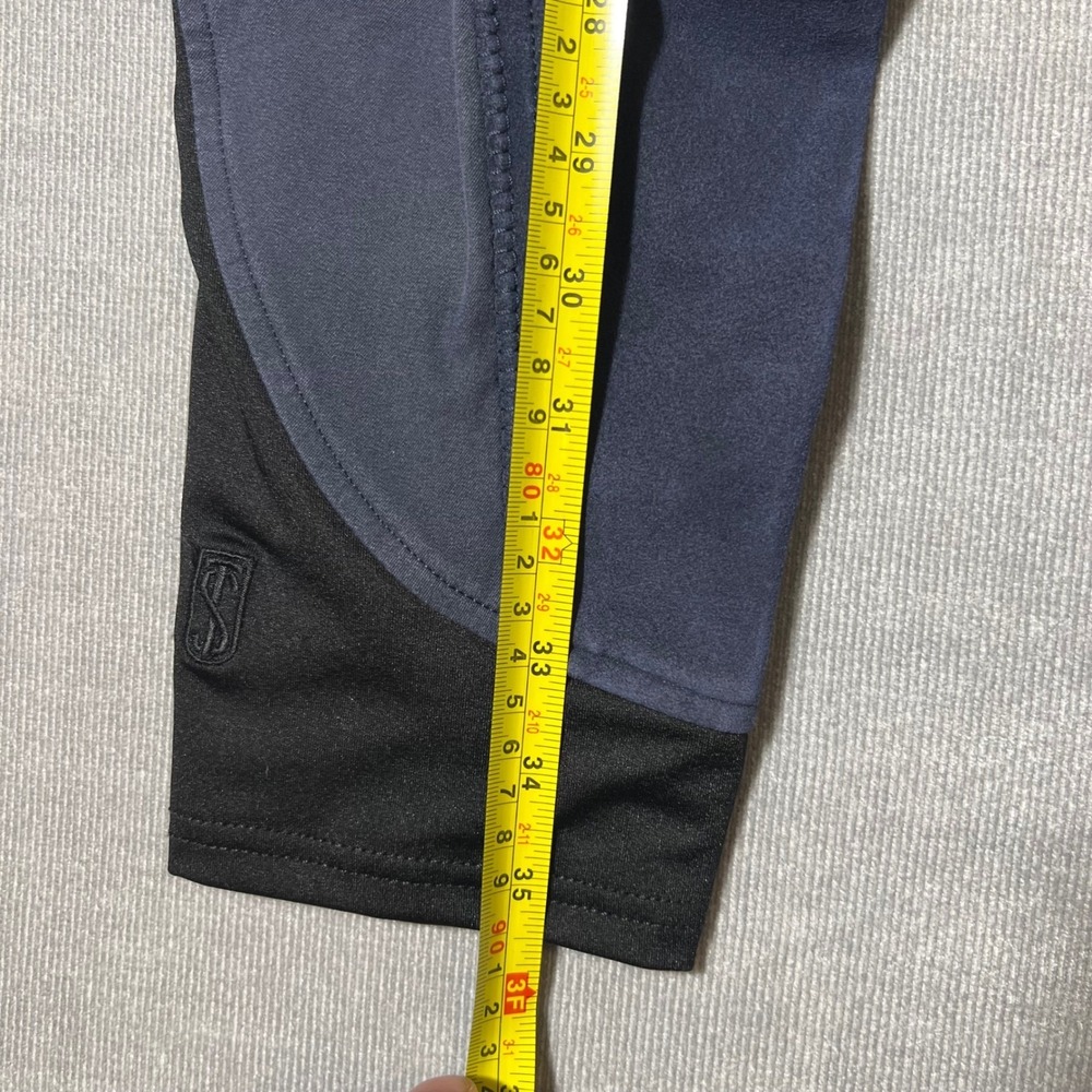 Tredstep Solo Equestrian Breeches Navy Blue Full Seat Riding Pants Womens 32R - Picture 4 of 7